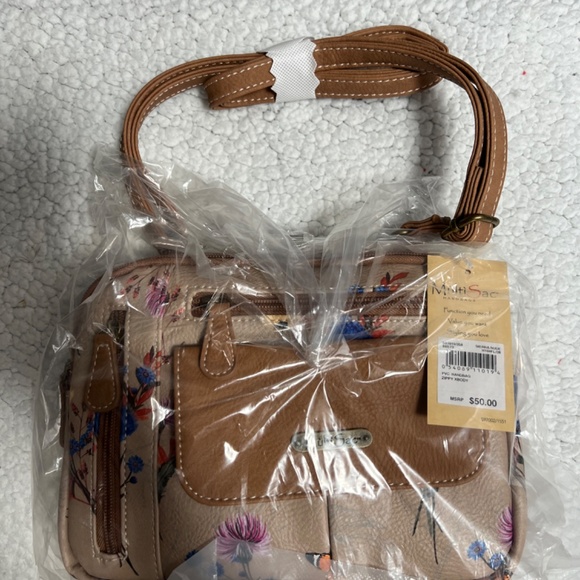 MultiSac Zippy Adjustable Crossbody-Sierra Nude New in Package💝 - Picture 2 of 9